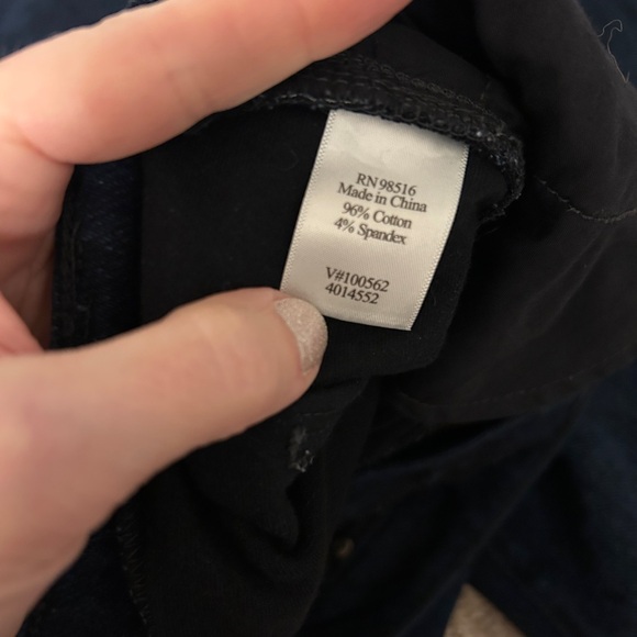 Women's Size 12 Dark Wash Jeans Coldwater Creek EUC - Picture 4 of 12